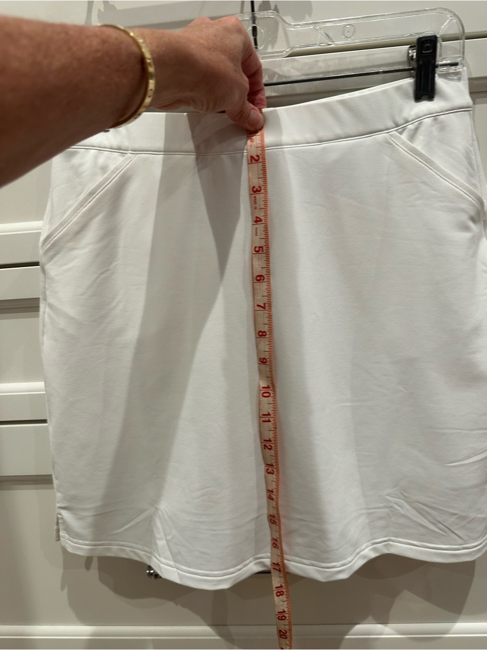 Peter Millar White golf/AthleticSkort with Front Pockets - Picture 6 of 6